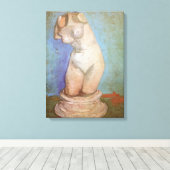 Toile Vincent van Gogh - Plaster Statuette Femme Torso (Insitu (Plancher de Bois))
