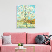 Toile Vincent van Gogh - Poche rose en fleurs (Insitu(Salon))