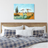 Toile Vincent van Gogh - Pont Langlois à Arles #3 (Insitu(Chambre))