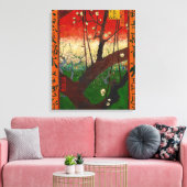 Toile Vincent van Gogh - Prunier en fleurs (Insitu(Salon))