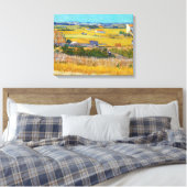 Toile Vincent van Gogh - Récolte à La Crau (Insitu(Chambre))