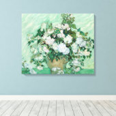 Toile Vincent van Gogh - Roses (Insitu (Plancher de Bois))