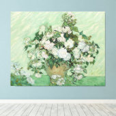 Toile Vincent van Gogh - Roses  (Insitu (Plancher de Bois))