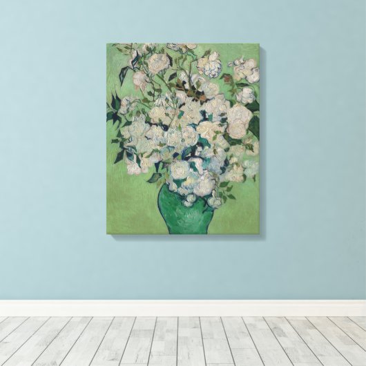 Toile Vincent van Gogh Roses (Insitu (Plancher de Bois))