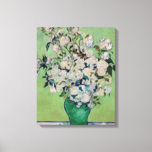Toile Vincent van Gogh - Roses (Recto)
