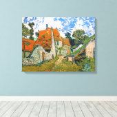 Toile Vincent van Gogh - Rue à Auvers-sur-Oise (Insitu (Plancher de Bois))