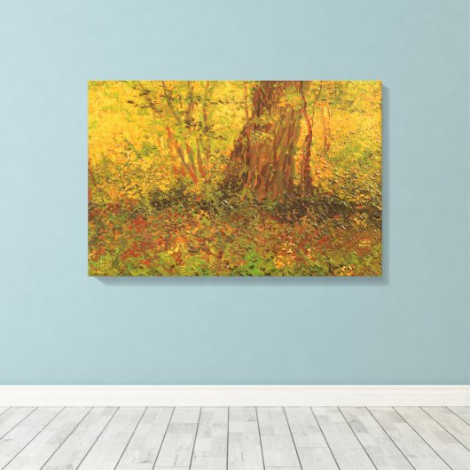 Toile Vincent van Gogh - Sous-bois (Insitu (Plancher de Bois))