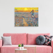 Toile Vincent Van Gogh - Sower avec réglage Sun (Insitu(Salon))