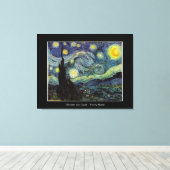 Toile Vincent van Gogh, Starry Night (Insitu (Plancher de Bois))