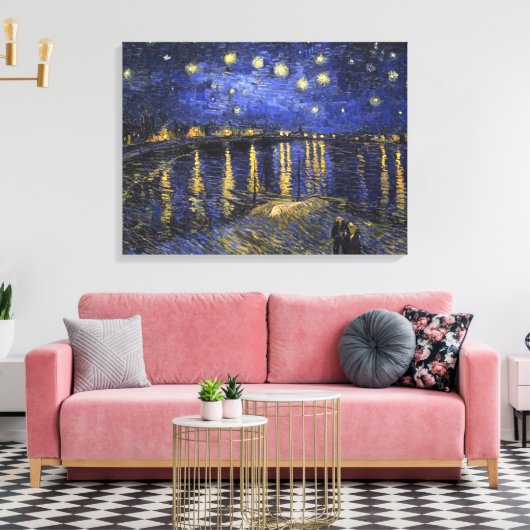 Toile Vincent Van Gogh Starry Night Over The Rhone (Insitu(Salon))