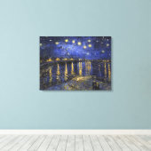 Toile Vincent Van Gogh Starry Night Over The Rhone (Insitu (Plancher de Bois))