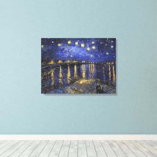 Toile Vincent Van Gogh Starry Night Over The Rhone (Insitu (Plancher de Bois))