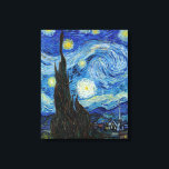Toile Vincent Van Gogh Starry Nuit Vintage Art<br><div class="desc">Vincent Van Gogh Starry Nuit Vintage Beaux-Arts</div>