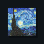 Toile Vincent Van Gogh Starry Nuit Vintage Art<br><div class="desc">Vincent Van Gogh Starry Nuit Vintage Beaux-Arts</div>