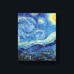 Toile Vincent Van Gogh Starry Nuit Vintage Art<br><div class="desc">Vincent Van Gogh Starry Nuit Vintage Beaux-Arts</div>