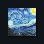 Toile Vincent Van Gogh Starry Nuit Vintage Art<br><div class="desc">Vincent Van Gogh Starry Nuit Vintage Beaux-Arts</div>