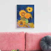 Toile Vincent Van Gogh - Sunflowers, 2e version (Insitu(Salon))