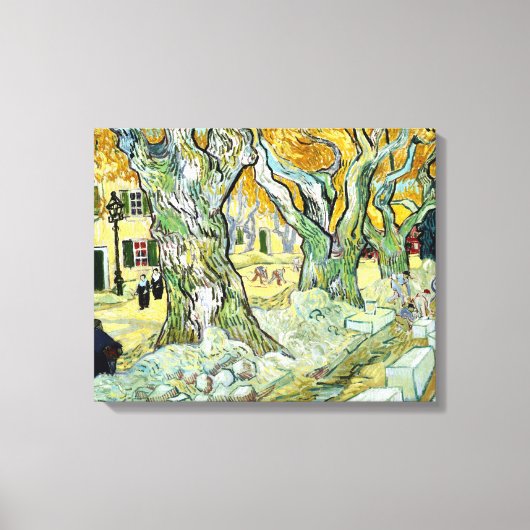 Toile Vincent van Gogh The Road Mender (Recto)