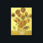 Toile Vincent van Gogh | Tournesols, 1888<br><div class="desc">Sunflowers,  1888 | par Vincent van Gogh | Lieu de l'art : National Gallery,  Londres,  UK | Artiste néerlandais | Numéro de collection d'images : BAL970</div>