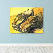 Toile Vincent van Gogh - Une paire de cloches en cuir (Insitu (Plancher de Bois))