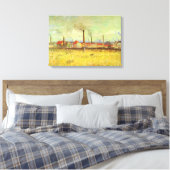 Toile Vincent van Gogh - Usines à Asnières (Insitu(Chambre))