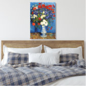 Toile Vincent van Gogh - Vase avec Cornflowers & Poppies (Insitu(Chambre))