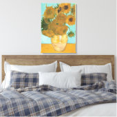 Toile Vincent van Gogh - Vase avec douze tournesols (Insitu(Chambre))