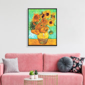 Toile Vincent Van Gogh - Vase Avec Douze Tournesols (Insitu(Salon))