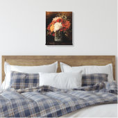 Toile Vincent Van Gogh - Vase de fleurs avec oeillets -  (Insitu(Chambre))