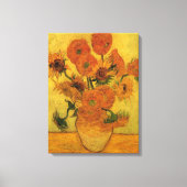 Toile Vincent van Gogh Vase de vie morte avec 15 tournes (Recto)