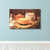 Toile Vincent van Gogh - Vie morte avec Casquette de pai (Insitu (Plancher de Bois))