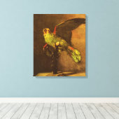 Toile Vincent van Gogh - Vie morte avec perroquet vert (Insitu (Plancher de Bois))