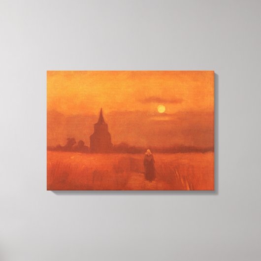 Toile Vincent van Gogh - Vieille tour dans les champs (Recto)