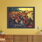 Toile Vincent van Gogh, Vignoble rouge (Insitu(Salon))