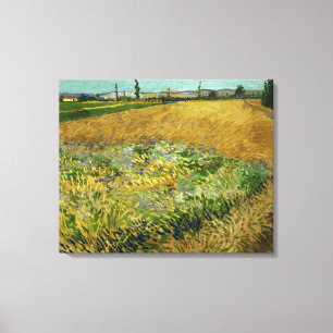 Toile Vincent Van Gogh Vintage Wheatfield