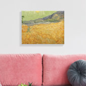 Toile Vincent van Gogh | Wheatfield with Reaper, 1889 (Insitu(Salon))