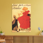 Toile Vingeanne Milk Girl avec chats (Insitu(Salon))