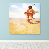 Toile Vintage 1908 La Dernière de sa race (Insitu (Plancher de Bois))