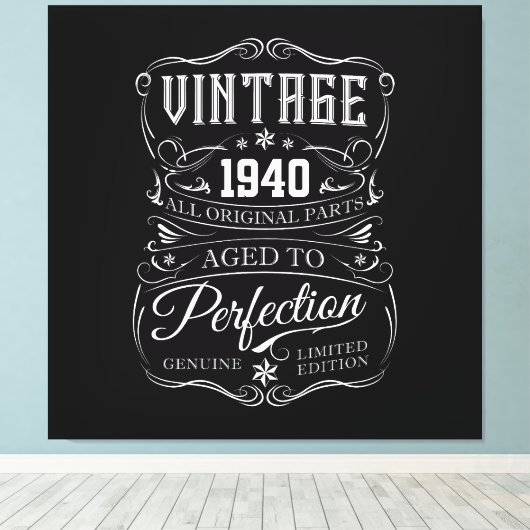 Toile Vintage 1940 (Insitu (Plancher de Bois))