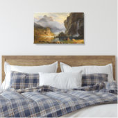 Toile Vintage Albert Bierstadt Indiens Speed Fishing (Insitu(Chambre))