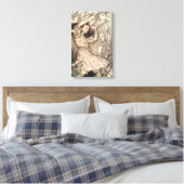 Toile Vintage Alices Adventures in Wonderland par Rackha (Insitu(Chambre))