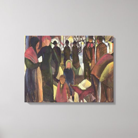 Toile Vintage Août Macke Adieu (Recto)