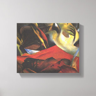 Toile Vintage Août Macke La Tempête