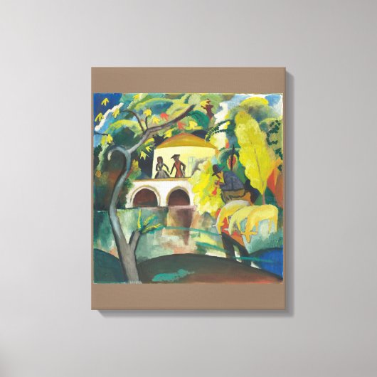 Toile Vintage août Macke Rokoko (Recto)