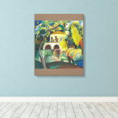Toile Vintage août Macke Rokoko (Insitu (Plancher de Bois))