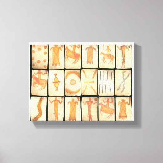 Toile "Vintage Apache Drawings" (Recto)