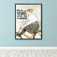 Vintage Art Nouveau, Roulez sur des vélos Sterns B