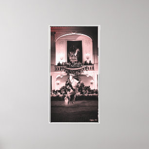 Toile Vintage Autriche Vienne Courbette Espagnole