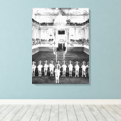 Toile Vintage Autriche Vienne Espagnol Ecole d'Équitatio (Insitu (Plancher de Bois))