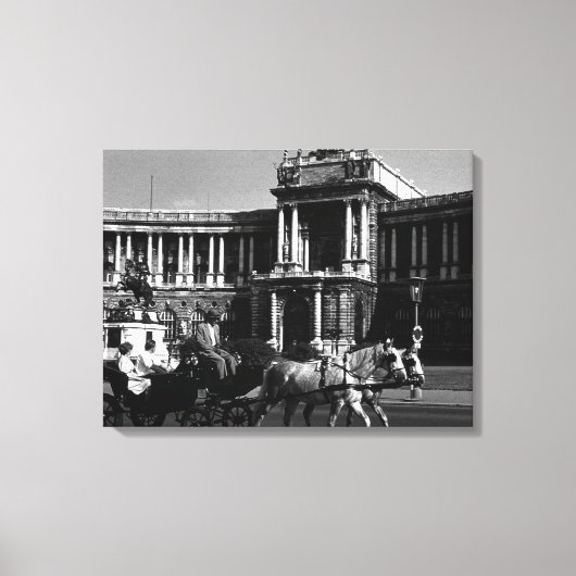 Toile Vintage Autriche Vienne Palais Hofburg (Recto)